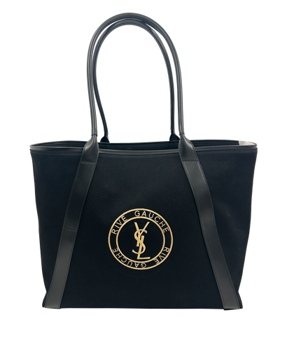 Tote River Gauche, 990&euro;, Bolso, Negro, Tejido - General, Vista frontal